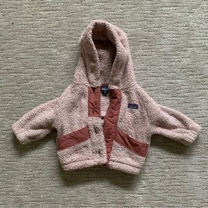 Patagonia 18M Retro Hooded Fleece Button Up Jacket